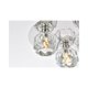 thumbnail image 4 of Lámpara de techo Elegant Lighting Graham 3 Light Chrome, 4 of 8
