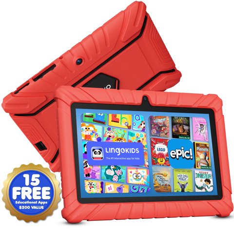 Tableta Contixo Epic Y Lingokids 32 Gb Rojo