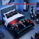 thumbnail image 1 of 3pcs Riverdale Mystery Series Character Themed Printed Bedding Set Soft Cover and 2 Pillowcases, 1 of 5