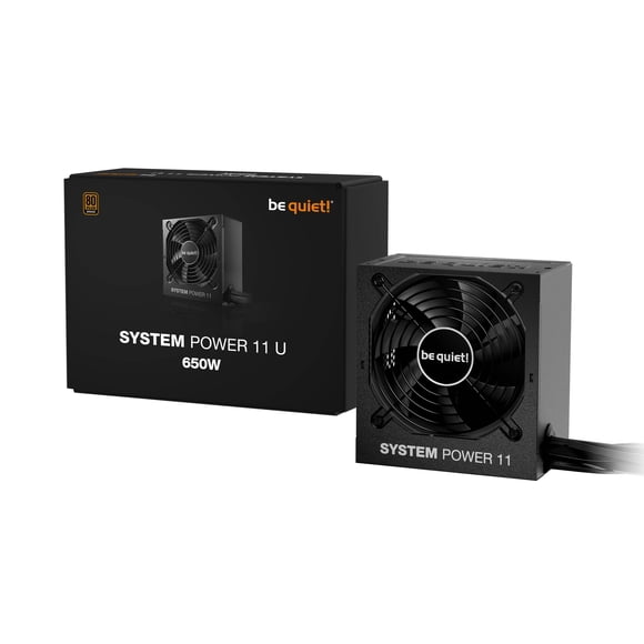 Fuente de Poder Be Quiet! SYSTEM POWER 11U, 650W, Cables Fijos, 80 Plus Bronze, ATX 3.1, PCIe 5.1