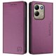 thumbnail image 4 of Funda Billetera con Soporte para Xiaomi Redmi 17 4G/5G Bloqueo RFID Plegable Violeta, 4 of 6