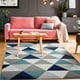 thumbnail image 2 of Alfombra Florida Turquesa 200 x 290 cm, 2 of 3