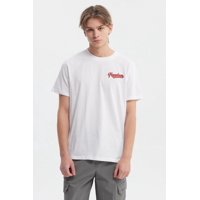 Fashionspark - Polera Hombre Regular Fit Print Trasero Blanco