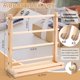 thumbnail image 2 of Organizador de cintas Aulin 45 × 15 × 40 cm de madera con 7 espigas, 2 of 7
