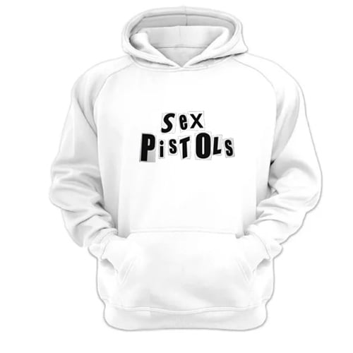 Genérico - Polerón Canguro Sex Pistols Blanco Talla M Unisex
