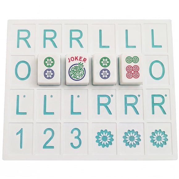 Tablero de práctica de Mahjong Eccentfit, entrenador 3D impreso, verde