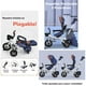 thumbnail image 3 of Triciclo Reversible Plegable Azul Con Accesorios Lubabycas, 3 of 8