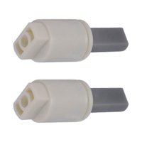 Bothyi - Amortiguador Giratorio Para Inodoro, Piezas De Conexión Duraderas Para Tapa De Inodoro, En Sentido Horario, 2 Uds.