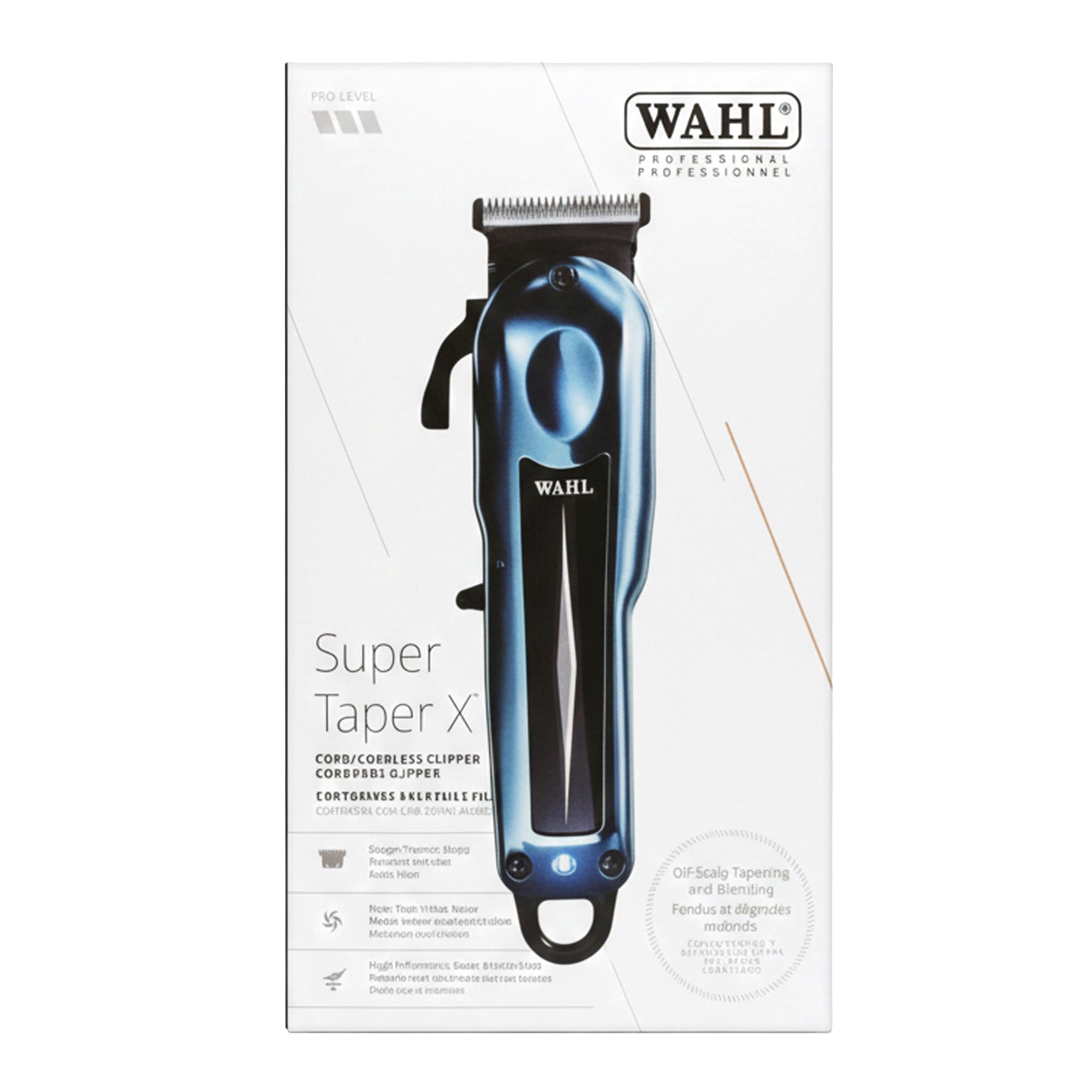Maquina Cortapelo Wahl Cordless Super Taper X Inalambrica