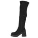 thumbnail image 4 of Bota Larga Mujer Gamuza 27 Yassne Negro, 4 of 5