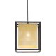 thumbnail image 5 of Lámpara de techo Zuo Yves, dorada y negra, cableada, incandescente, 5 of 9