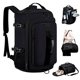 thumbnail image 1 of Mochila Resistente Deportiva Bolso de Viaje Gym Grande Gran Capacidad Color Negro, 1 of 3