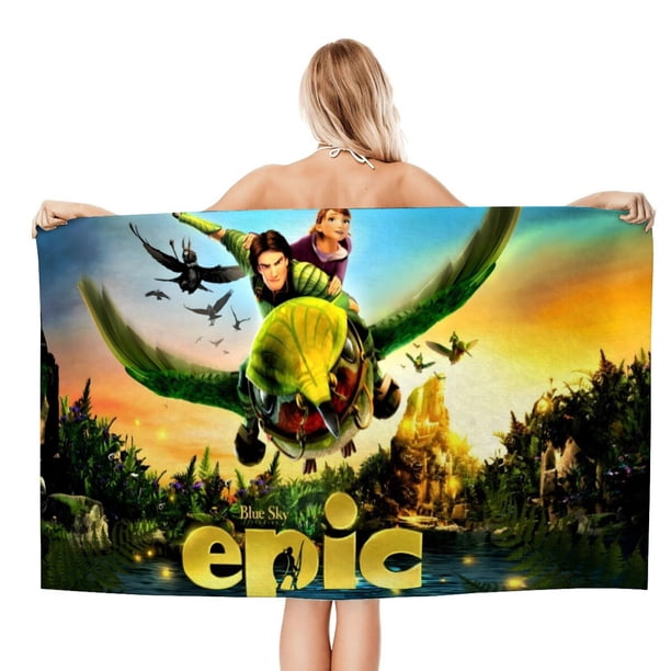 Épico Toalla de playa de secado rápido con diseño temático, regalo para mujeres y niñas, ideal para cumpleaños, fans, amantes de la música, uso en la playa o al aire libre, 78 × 180 cm