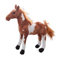 Magideal - Muñeco De Peluche De Caballo Suave Para Niños, Animal Relleno, Decoración De Habitación Abrazable, Muñeco De Juguete De Peluche, Muñeco Caballo De Pie Estilo C