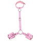 thumbnail image 1 of Behind Back SM Collar Body Restraints Handcuff Bondage Harness Belt Master BDSM Erotic Gadgets Sex Toys For Couples Games, 1 of 3