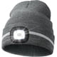 thumbnail image 1 of Gorro de seguridad con luz LED y banda reflectante de alta visibilidad para invierno, ideal para actividades al aire libre, trabajo y deportes, ideal como regalo para hombres y papás CLT01, 1 of 6