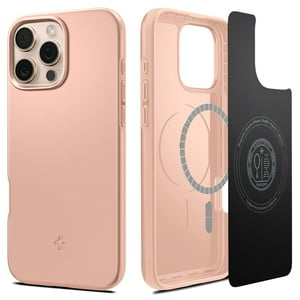 Funda Spigen Thin Fit Magfit Para Iphone 16 Pro Max Rose Titanium