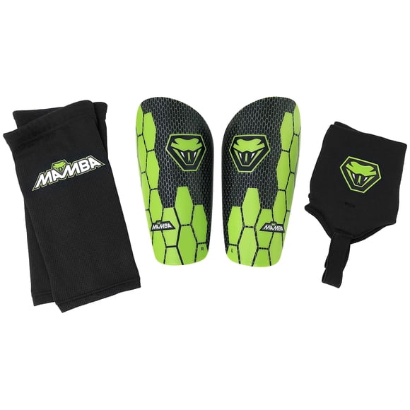 Set de espinilleras MAMBA Ultimate Soccer, espinilleras y tobilleras