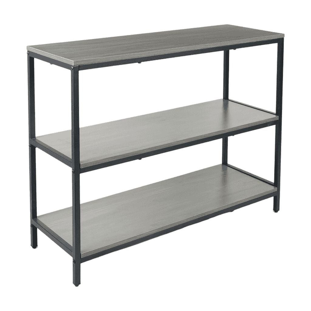 Habita2 Chile - Arrimo Wood Gris 3 Repisas