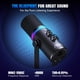 thumbnail image 2 of Micrófono dinámico AOC USB/XLR para grabación de podcasts y juegos, 2 of 8