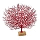 thumbnail image 2 of Escultura De Coral De Plástico Para Mesa, Decoración De Adorno, Estatuilla De Mesa Roja, 2 of 3