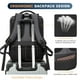thumbnail image 3 of Mochila de viaje para PS5, funda protectora para portátil de 17,3", mandos, discos de juegos y más accesorios de juego, estuche de transporte para consola con múltiples bolsillos, 3 of 7