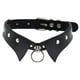 thumbnail image 5 of Gargantilla Gótica Punk, Collar De Mujer De Cuero PU, Joyería De Cuello Negro, 5 of 5