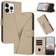 thumbnail image 1 of Funda Cartera Fibra de Carbono para iPhone 15 Pro Max con Soporte y Cierre Magnético Oro, 1 of 6