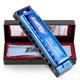 thumbnail image 1 of Harmonica East top Blues Key C, 10 hoyos, 20 tonos, para adultos, 1 of 7