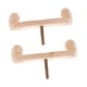 thumbnail image 5 of 2pcs violín violín hombro reposapiés pies de apoyo para piezas de violín violín # 1, 5 of 5