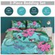 thumbnail image 5 of Bulb_asaur Print Bedding Set Pattern Duvet Cove Set 3 Pieces 1 Quilt Cover And 2 Pillowcases for Women Men Teens, 5 of 5