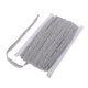 thumbnail image 5 of 50 Yardas Multirole Plisado Encaje Adorno Cinta Elástica DIY Costura Artesanía Gris, 5 of 5