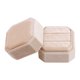 thumbnail image 1 of Caja de Anillo de Terciopelo REGALWOVEN para Boda, Ceremonia, Caja de Almacenamiento de Anillos de Joyería Doble, Soporte de Caja de Anillo Beige, 1 of 7