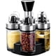 thumbnail image 1 of Set dispensador de aceite Mlici de 6 botellas con soporte giratorio 360°, 1 of 9
