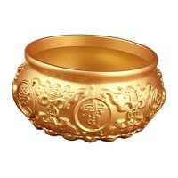 Bothyi - Cuenco Del Tesoro Feng Shui Decoración Cuenco De La Cornucopia Para Oficinas Restaurantes Bodas L