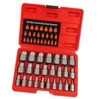Ioensy - Juego De Extractores De Tornillos Dañados De 25 Piezas Resistentes Para Tornillos De Cabeza Hexagonal Oxidados Y Rotos