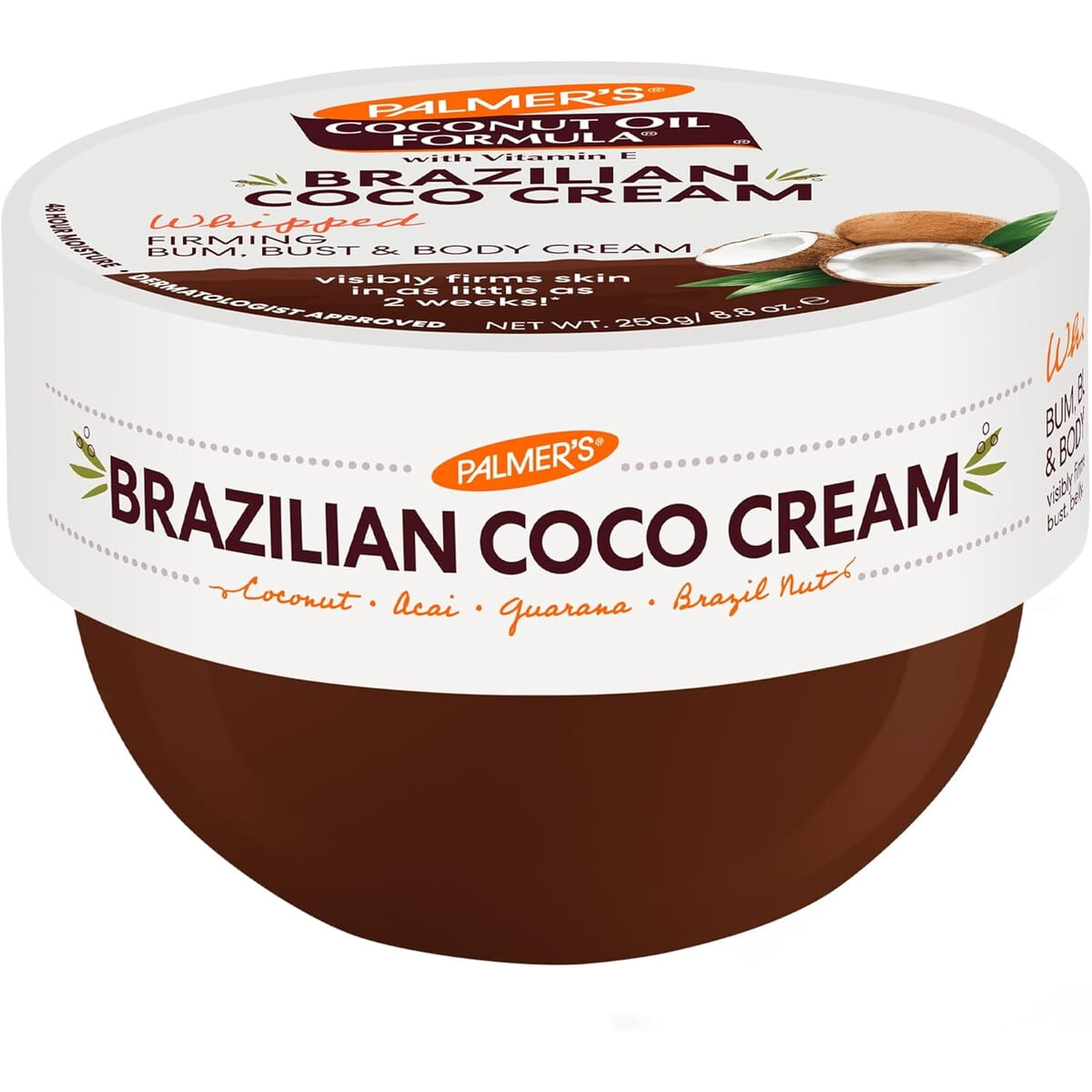 Crema Corporal Palmers Brazilian Coco Aceite Coco 250g