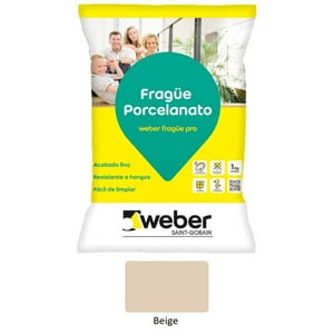 Weber - Fragüe Porcelanato 1Kg Beige