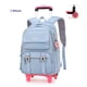 thumbnail image 1 of School Backpack with Wheels Trolley School Bag for Teenagers Girls Rolling Backpack Students Children Schoolbag Travel Bags sac, 1 of 3