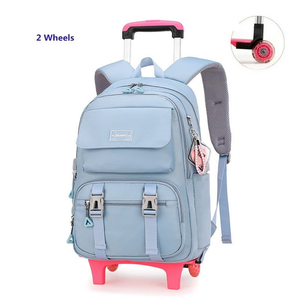 School Backpack with Wheels Trolley School Bag for Teenagers Girls Rolling Backpack Students Children Schoolbag Travel Bags sac