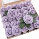thumbnail image 1 of Rosas Artificiales Suxumhao Morado Claro 50 Pzas, 1 of 5