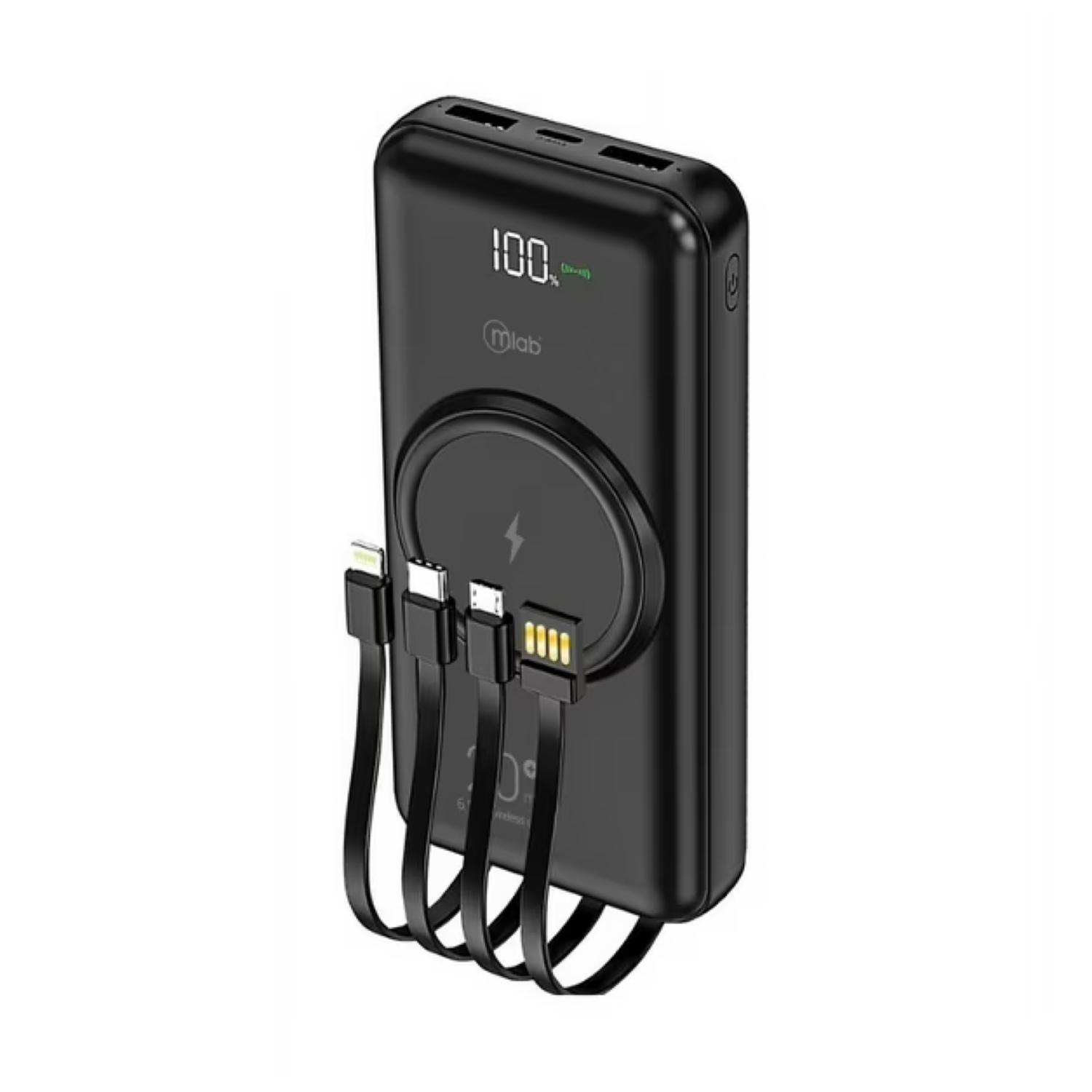 Mlab - Powerbank Cargador Portatil 20000Mah 4C 2.4A