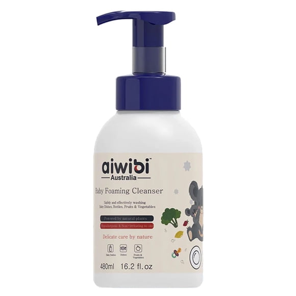 Limpiador Mamaderas Frutas Verduras Aiwibi 480 Ml Blanco