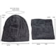 thumbnail image 2 of Stylish Winter Knitted Hat and Scarf Set for Street Style Fashion, 2 of 5