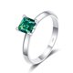 thumbnail image 1 of Anillo de Moissanita para Mujer 1 Uds Corte Princesa Color D VVS1 Anillo de Diamante Blanco/verde/rosa Moissanita Compromiso Aniversario Promesa Anillos de Boda para Mujer con Certificado, 1 of 6