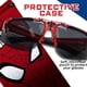 thumbnail image 2 of Gafas de sol Marvel Spiderman para niños, elegantes, cómodas y duraderas, con protección UV y funda de transporte blanda, con licencia oficial, calcetines Spiderman, 2 of 7