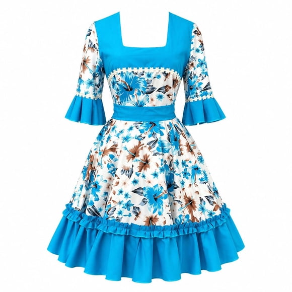 Vestido Huasa China Niña / Mujer Talla 16