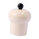 thumbnail image 5 of Tarro De Caramelos Con Tapa De 0,5 L, Ligero, Decorativo, Para Galletas, Para Bufé, Bodas, Fiestas, Color Blanco Lechoso Y Negro, 5 of 5