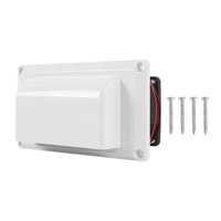 Magideal - Ventilador De Ventilación Lateral Para Caravana, Autocaravana, Remolque Y Camper De 12 V Con 2 Motores. Blanco