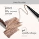 thumbnail image 3 of Set para cejas Julep Brow 101: lápiz escultor y gel para cejas teñidas, 3 of 9